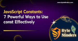 JavaScript Constants